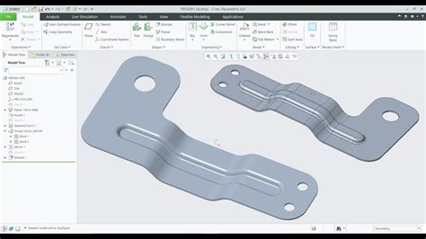 creo 4.0 sheet metal|creo sheet metal basics.